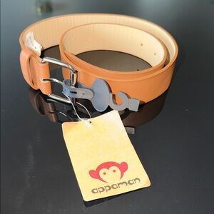 Appaman Brown Leather Men's Belt
